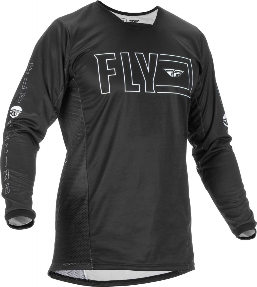 MAILLOT FLY KINETIC FUEL NOIR/BLANC S