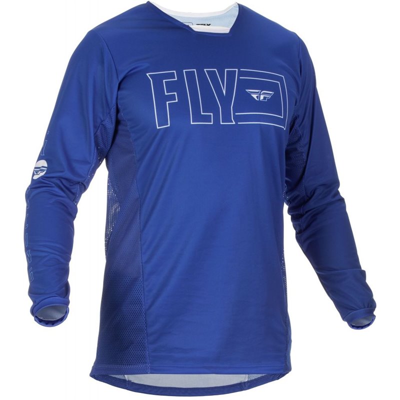 MAILLOT FLY KINETIC FUEL BLEU/BLANC M