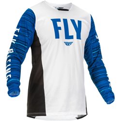 MAILLOT FLY KINETIC WAVE BLANC/BLEU M