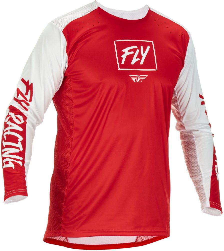 MAILLOT FLY LITE ROUGE/BLANC M