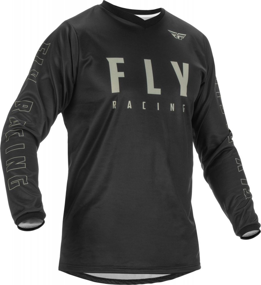 MAILLOT FLY F-16 NOIR/GRIS S