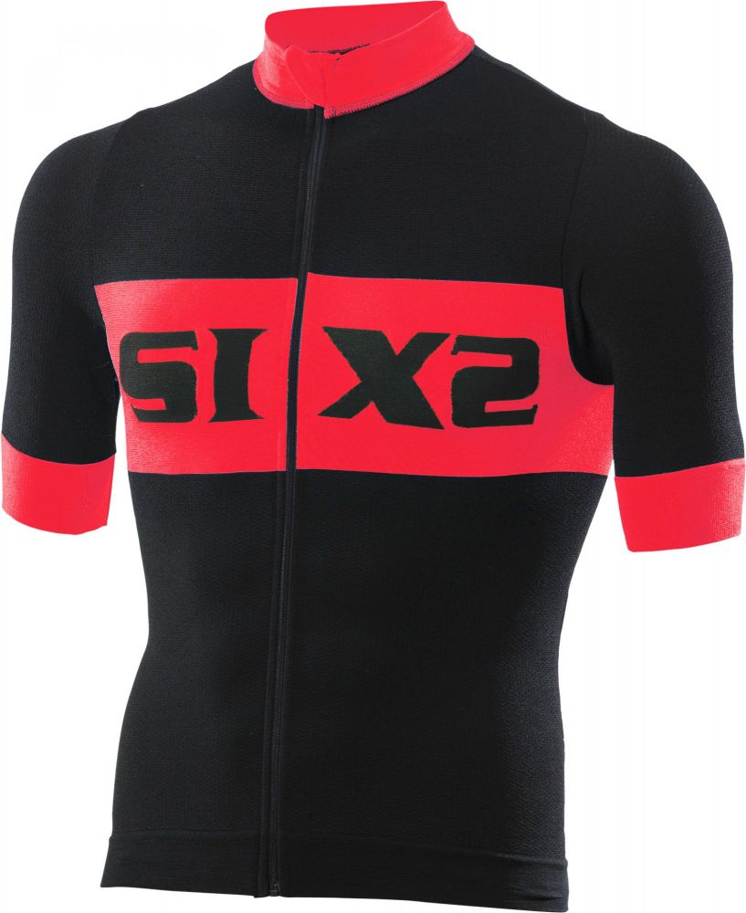 MAILLOT SIXS BIKE 3 LUXURY, NOIR ROUGE, S - HP