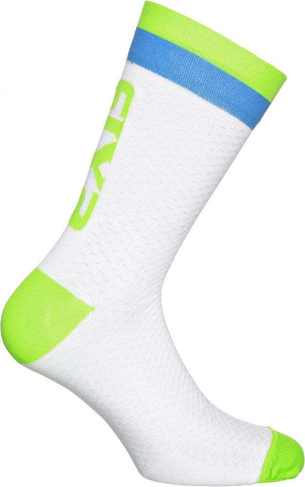 CHAUSSETTES SIXS LUXURY 200, GREEN/LIGHT BLUE, 35-38 - HP