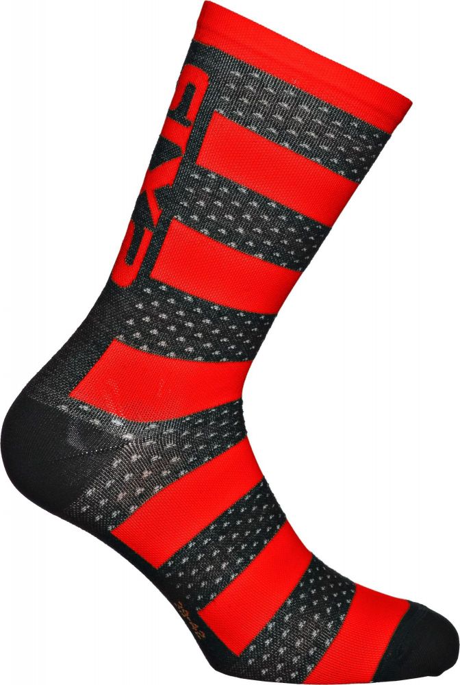 CHAUSSETTES SIXS LUXURY MERINOS, RED, 35-38 - HP