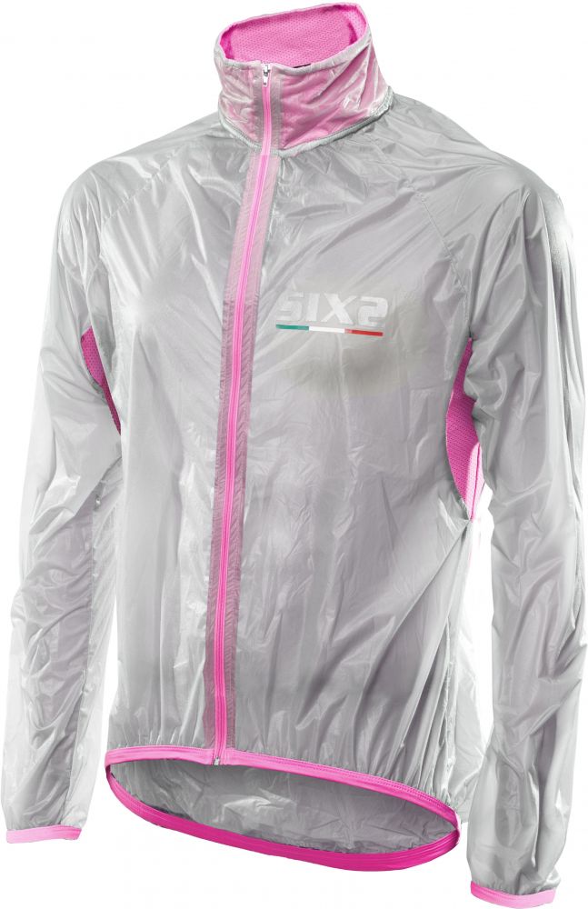 COUPE VENT SIXS GHOST TRANSPARENT ROSE FLUO, XL