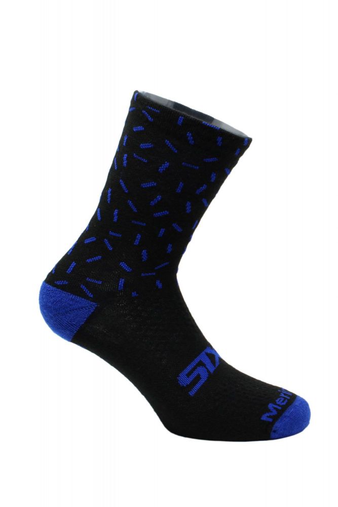 CHAUSSETTES SIXS MERINOS, BLUE LINE, I 36-39