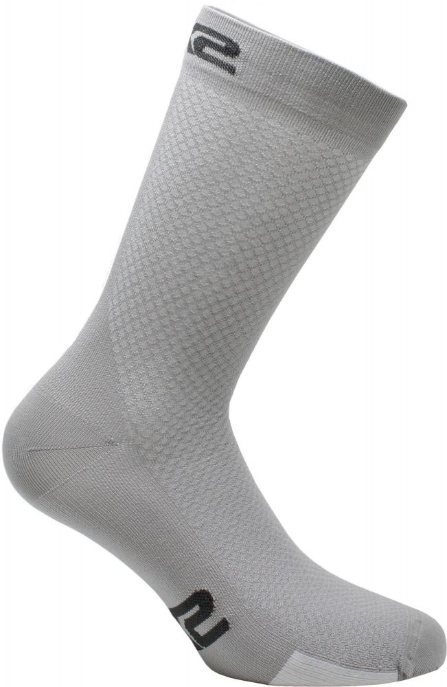 CHAUSSETTES SIXS P200, SILVER/WHITE, III 44-47