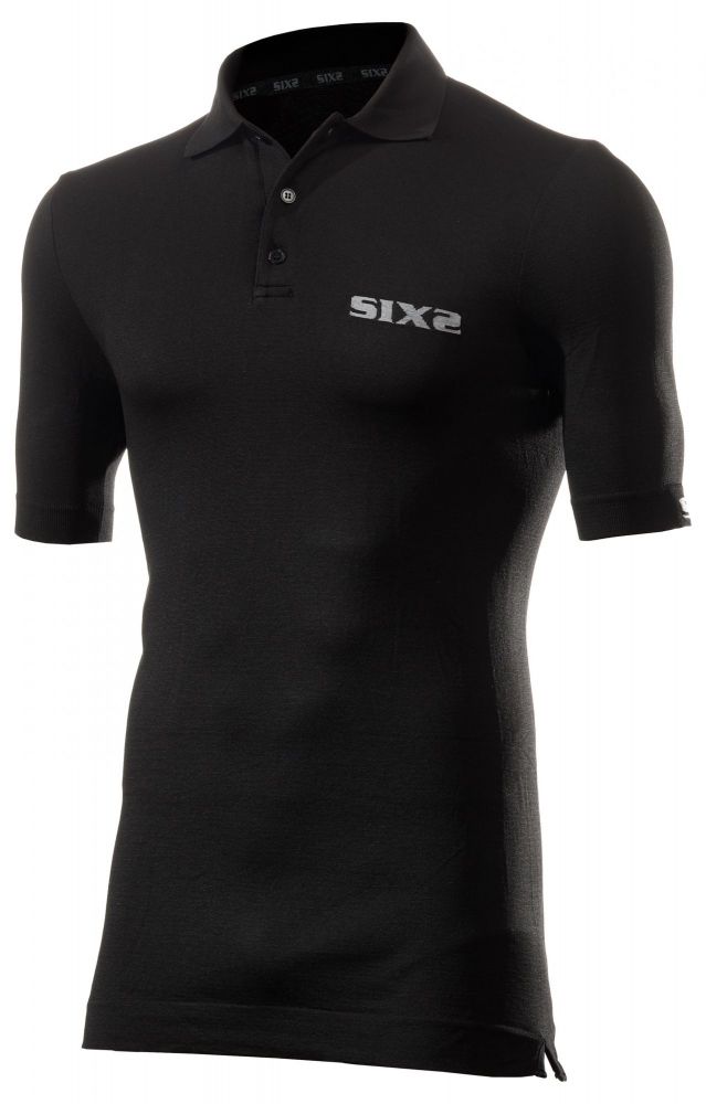 POLO AVEC BRODERIE PERSONNALISEE SIXS POLS, BLACK, L