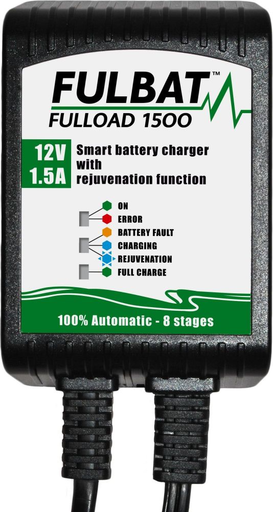 <p>Chargeur de batterie intelligent avec <br />fonction de reconditionnement</p>
<p>Pour toutes les batteries plomb-acide :<br 