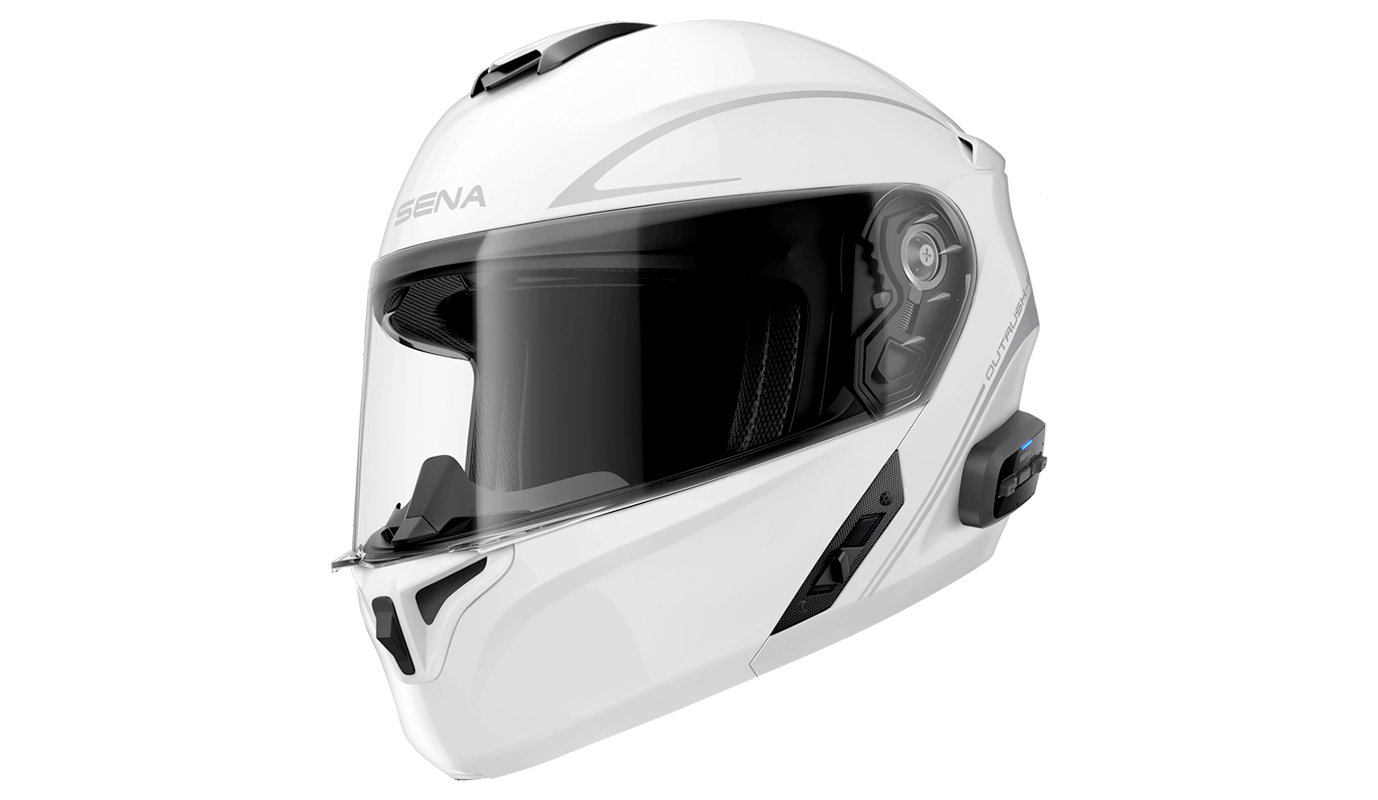 *Casque OUTRUSH R Taille XXL Bluetooth Blanc Modulable