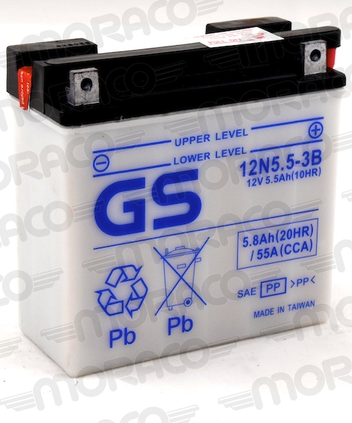 Batterie GS 12N5,5-3B