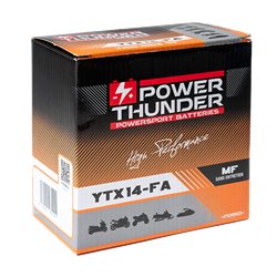 BATTERIE POWER-THUNDER YTX14 (FA)