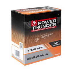 BATTERIE POWER-THUNDER YTX16-1-FA (FA)