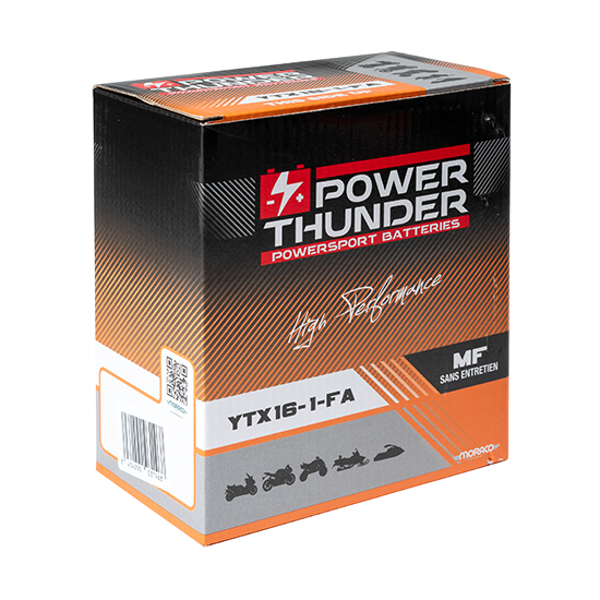 BATTERIE POWER-THUNDER YTX16-1-FA (FA)