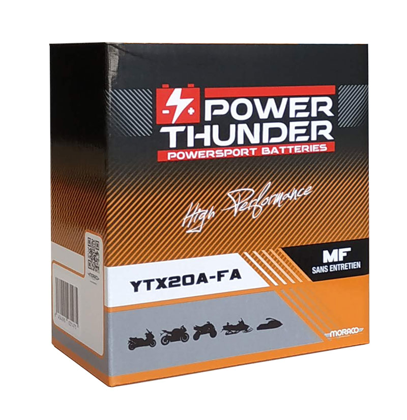 BATTERIE POWER-THUNDER YTX20A-FA (FA)