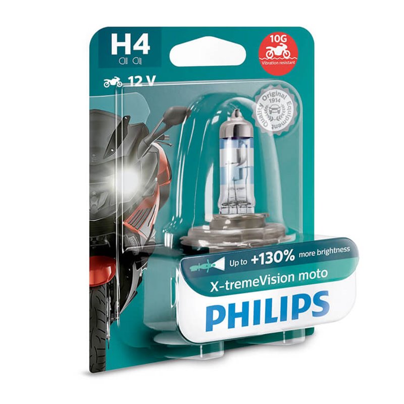 Lampe Philips - H4 - X-Treme Vision Moto