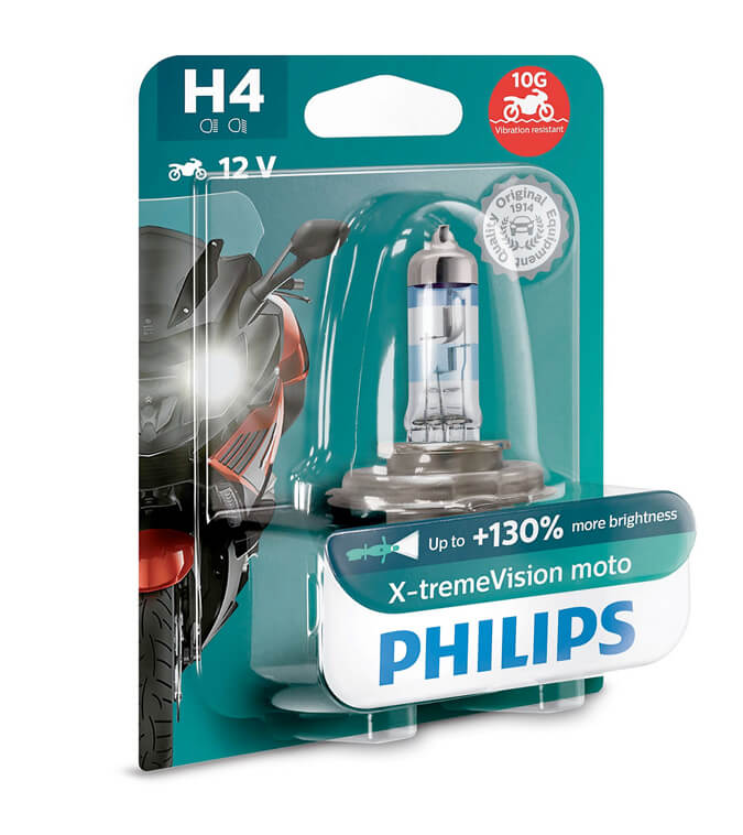Lampe Philips - H4 - X-Treme Vision Moto