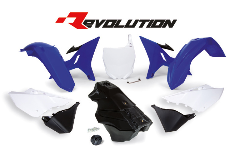 RKITYZ0BL0016 Kits plastique Yamaha YZ Revolution BLEU/NOIR