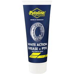 100g Tube Putoline White Action Grease + PTFE