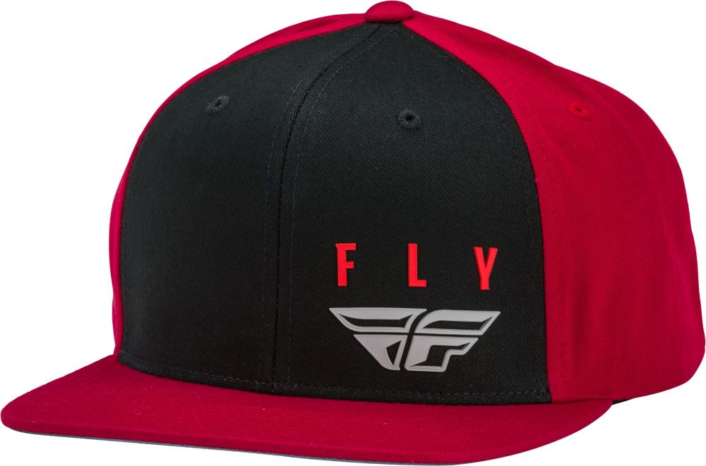 CASQUETTE FLY KINETIC ROUGE/NOIRE