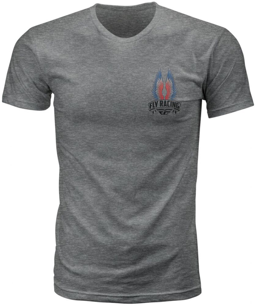 T-SHIRT FLY POWER BALLED GREY HEATHER M