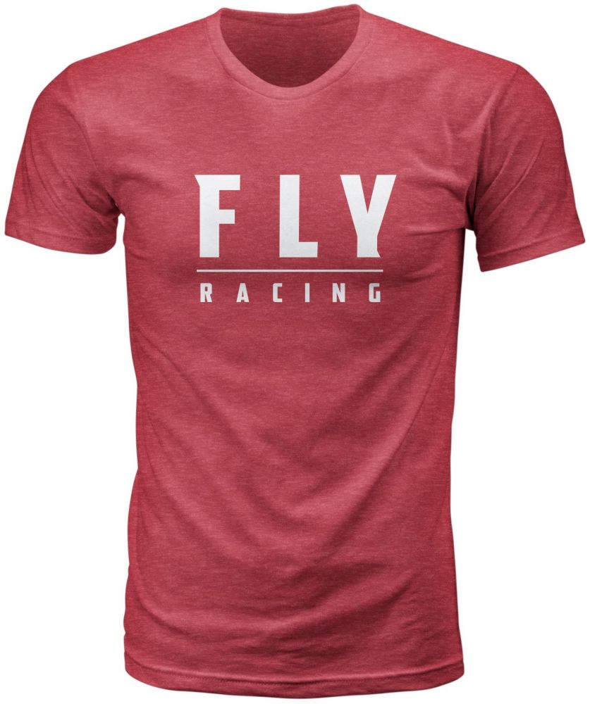 T-SHIRT FLY LOGO ROUGE, L
