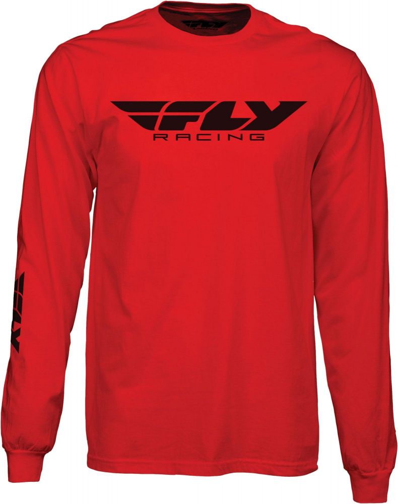 T-SHIRT MANCHES LONGUES FLY CORPORATE ROUGE S