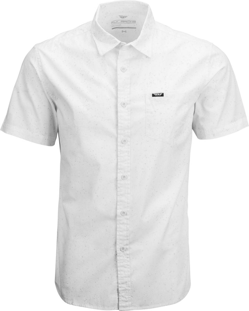 CHEMISE FLY BUTTON UP BLANC 3XL