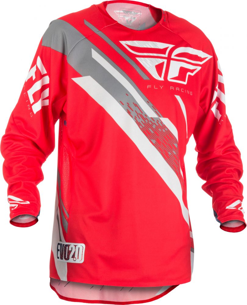 MAILLOT FLY EVOLUTION 2.0 2018 ROUGE/BLANC S - HP
