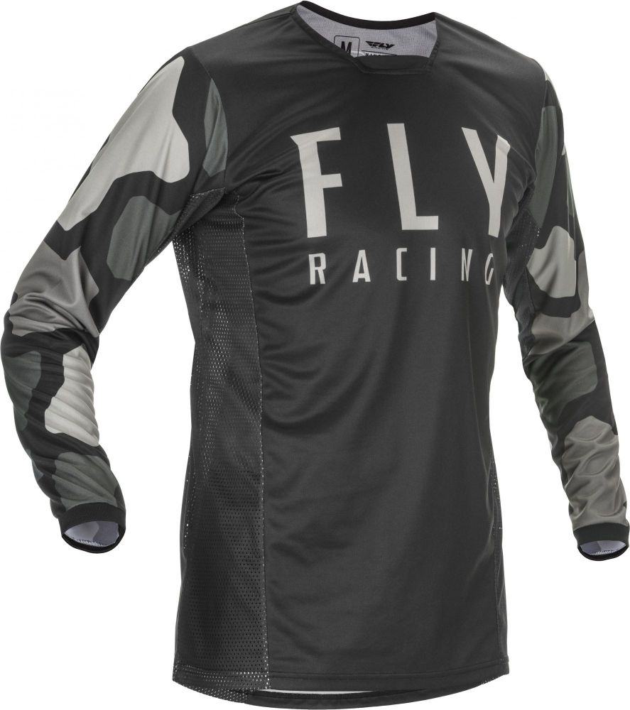 MAILLOT FLY KINETIC K221 2021 NOIR/GRIS 2XL