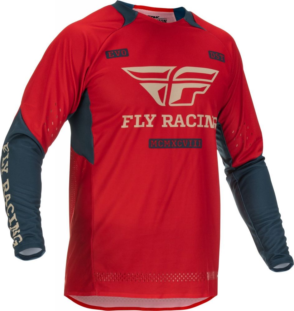 MAILLOT FLY EVO ROUGE/GRIS M